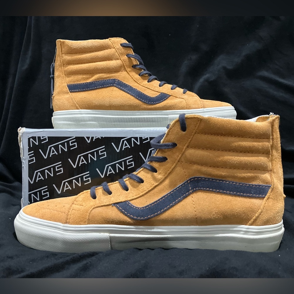 VANS VAULT SK8-HI ZIP LX Inca Gold & Total Eclipse Men’s US size 10